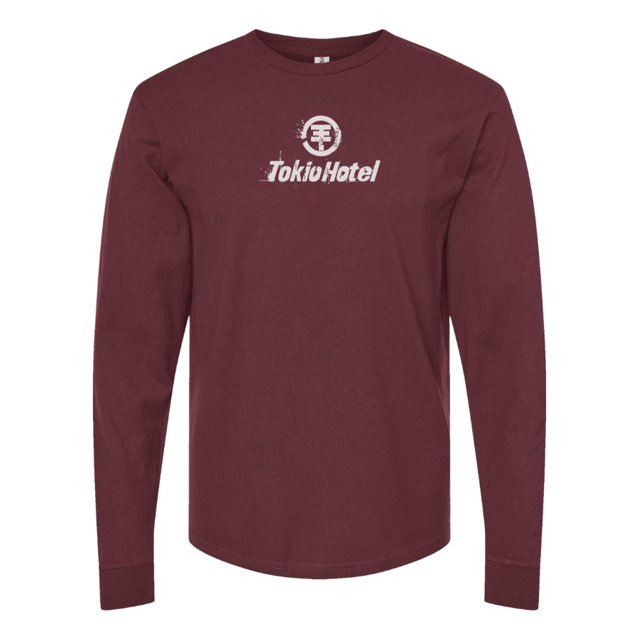 Men's Tokio Hotel Full Logo Cotton Long Sleeve T-Shirt