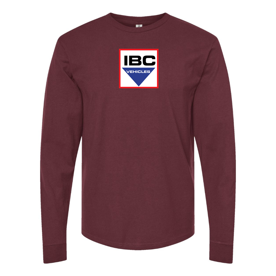 Men's IBC Vehicles Logo Cotton Long Sleeve T-Shirt