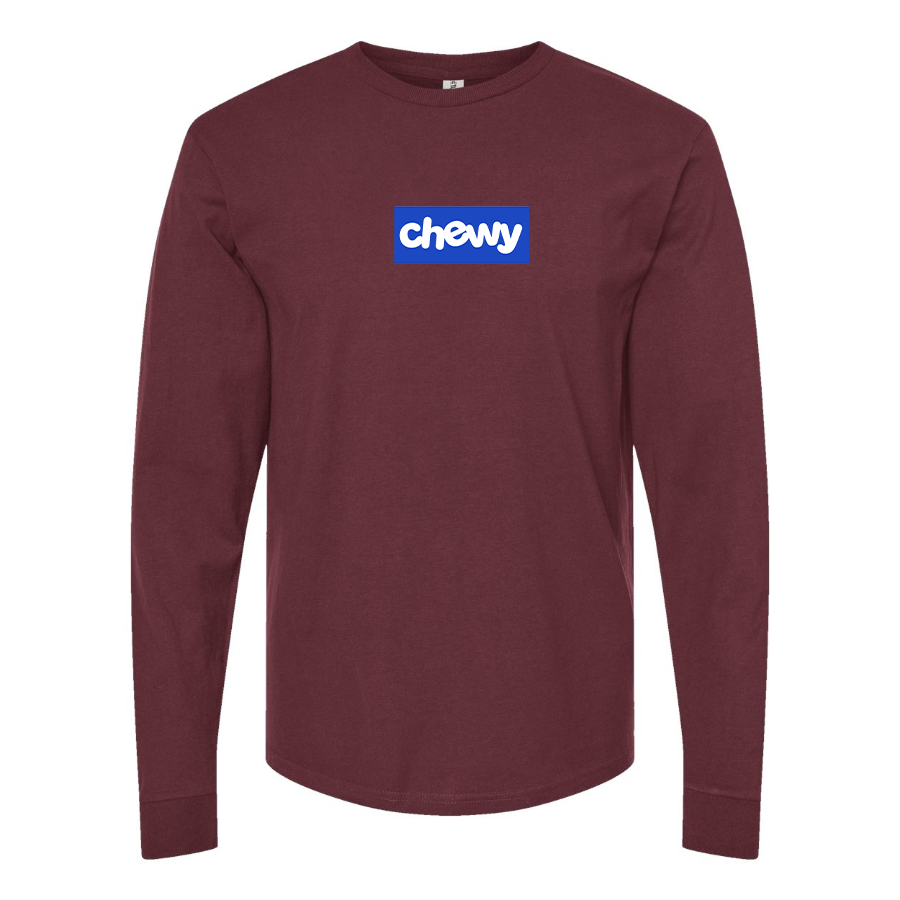 Men's chewy Logo Cotton Long Sleeve T-Shirt