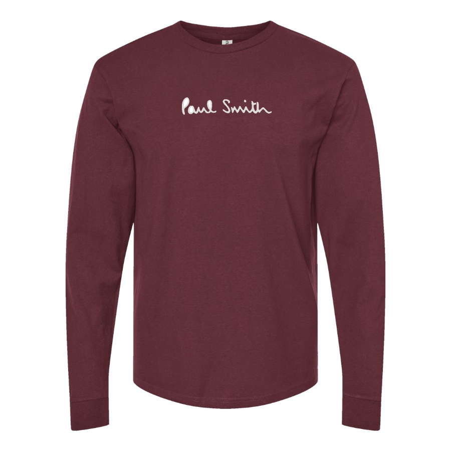 Men's Paul Smith Logo Cotton Long Sleeve T-Shirt