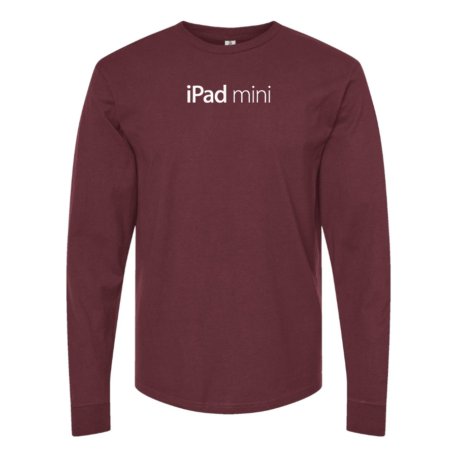 Men's iPad Mini Logo  Cotton Long Sleeve T-Shirt