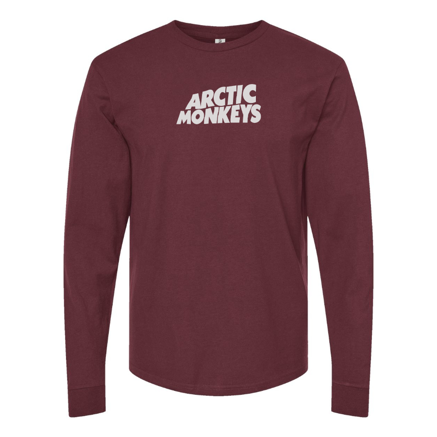 Men's Arctic Monkeys  Logo Cotton Long Sleeve T-Shirt