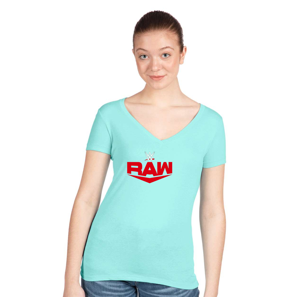 Women's WWE Raw  Next Level V-Neck T-Shirt
