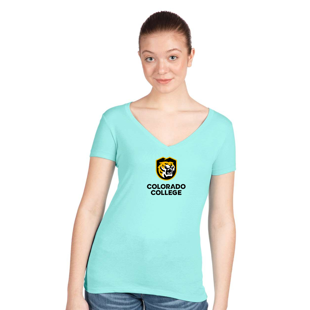 Women's  Colorado College Tigers Next Level V-Neck T-Shirt