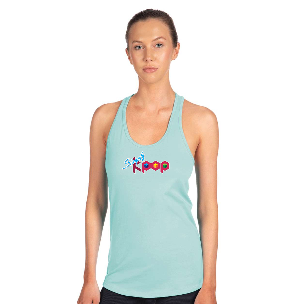Women's  Simply Kpop Next Level Ideal Racerback Tank