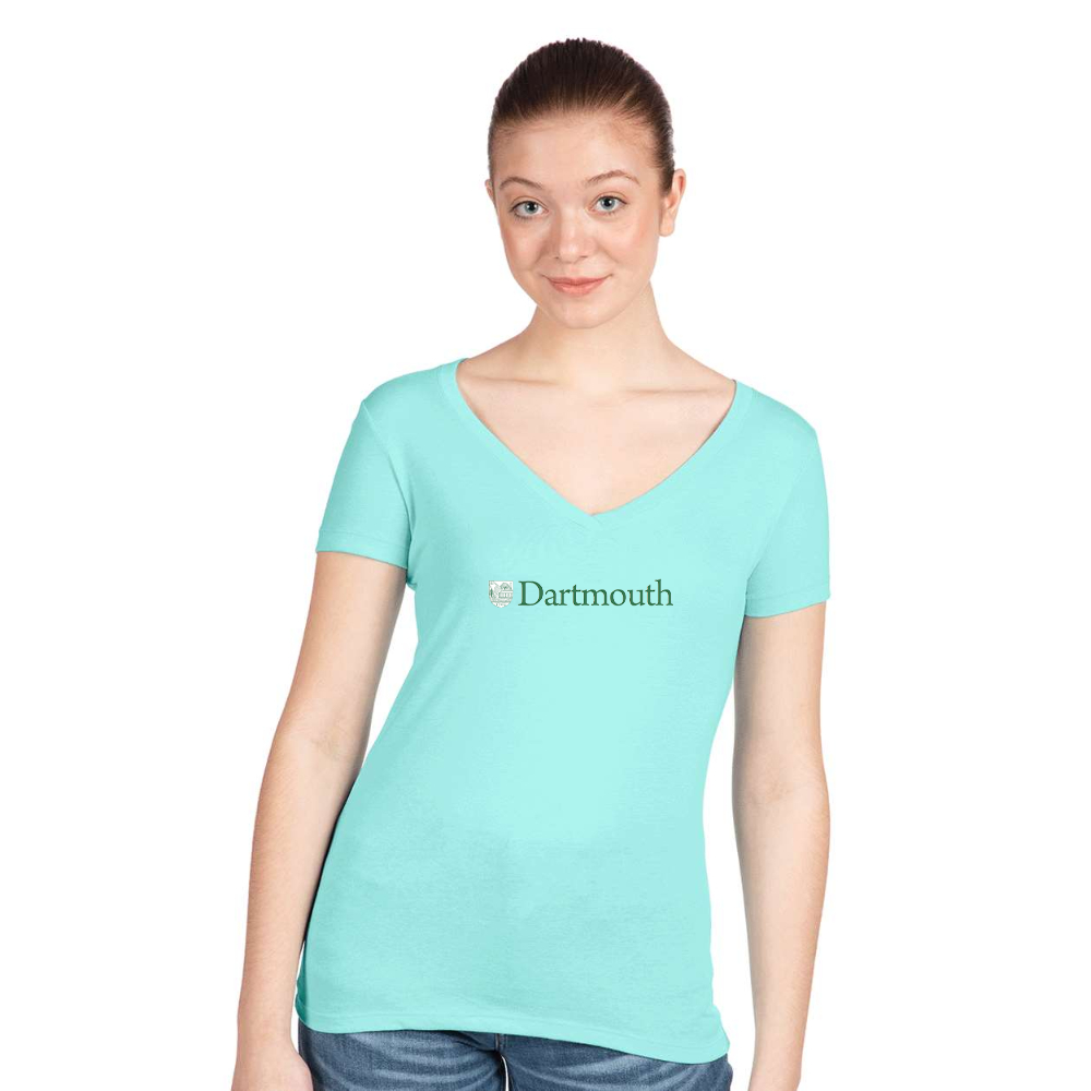 Women's Dartmouth College Next Level V-Neck T-Shirt