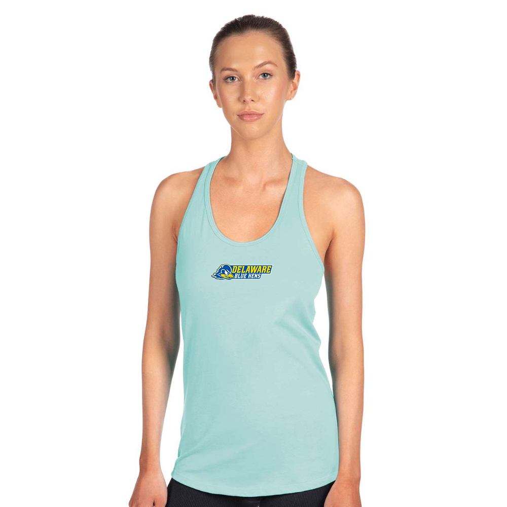 Women's  Delaware Blue Hens Next Level Ideal Racerback Tank