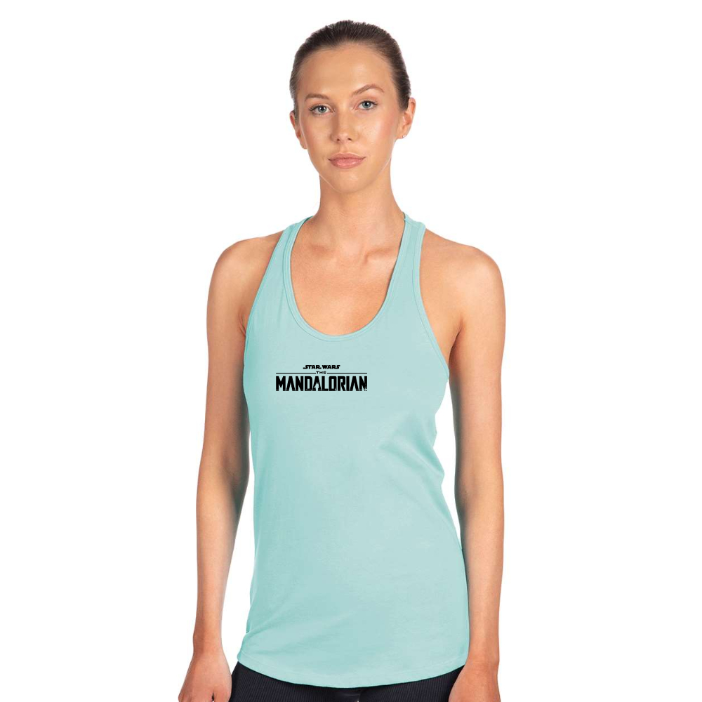 Women's Star Wars The Mandalorian Next Level Ideal Racerback Tank