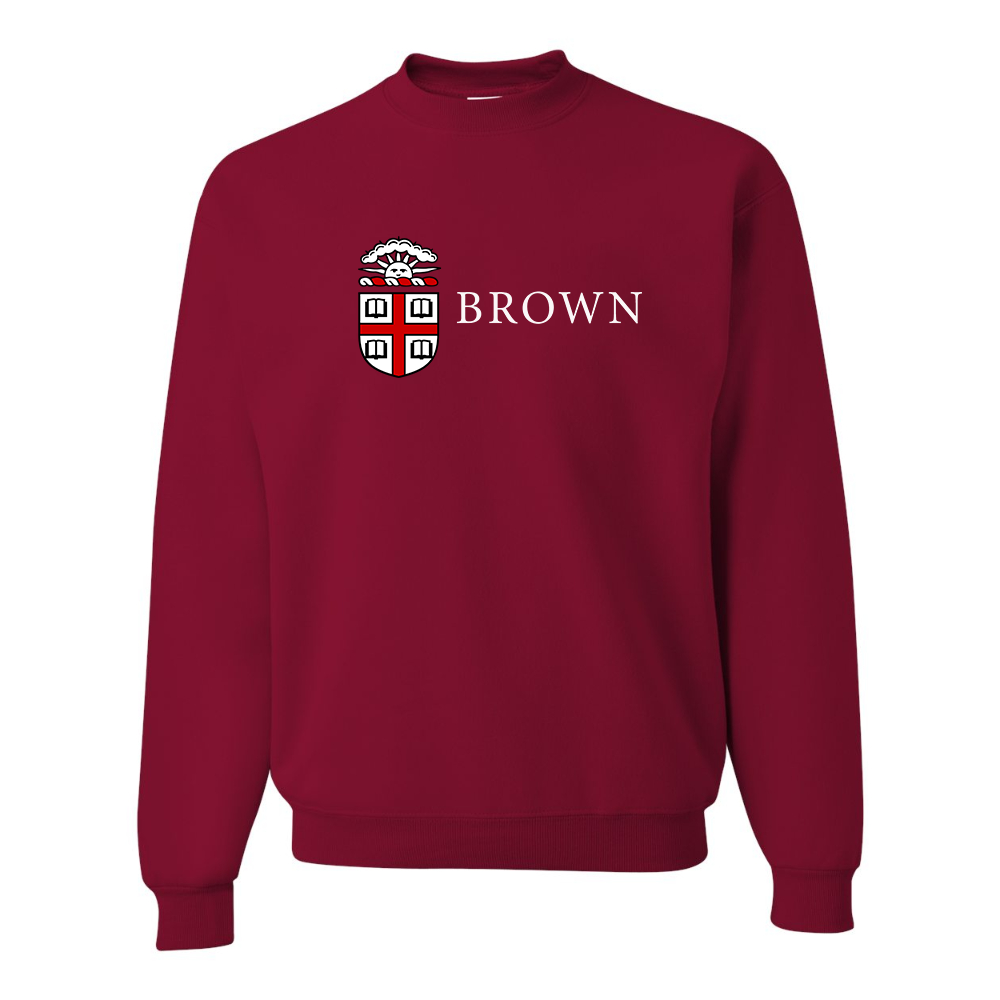Men's Brown University JERZEES NuBlend Crewneck Sweatshirt