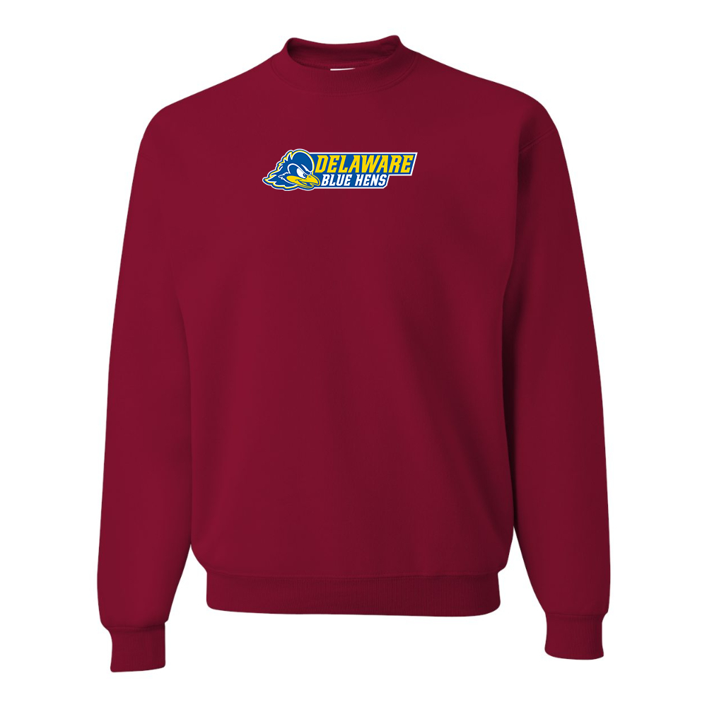 Men's  Delaware Blue Hens JERZEES NuBlend Crewneck Sweatshirt