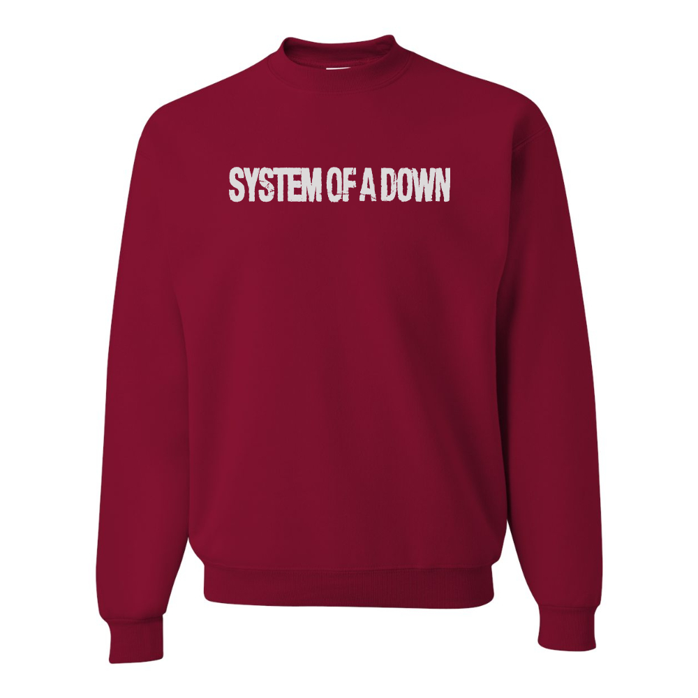 Men's System Of A Down JERZEES NuBlend Crewneck Sweatshirt