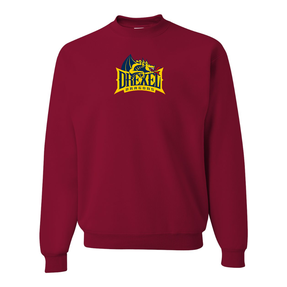 Men's  Drexel Dragons JERZEES NuBlend Crewneck Sweatshirt