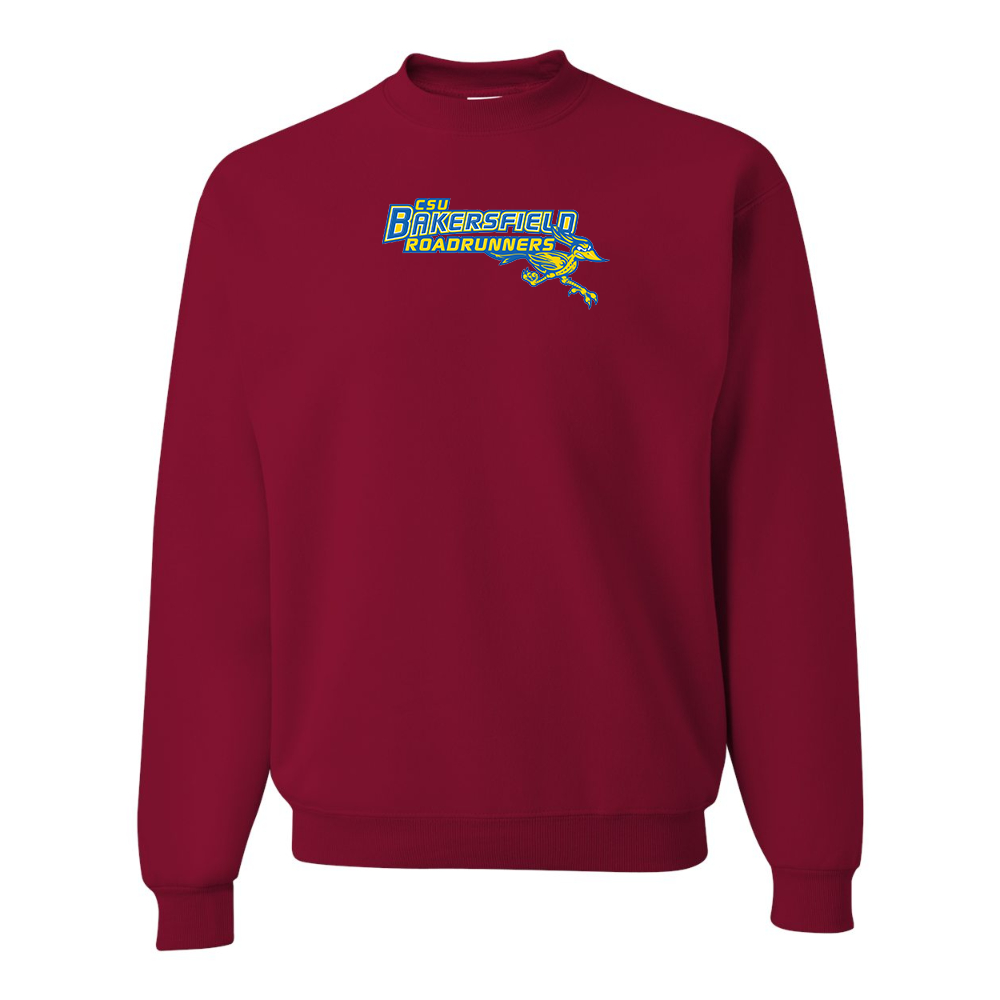 Men's  CSU-Bakersfield Roadrunners JERZEES NuBlend Crewneck Sweatshirt