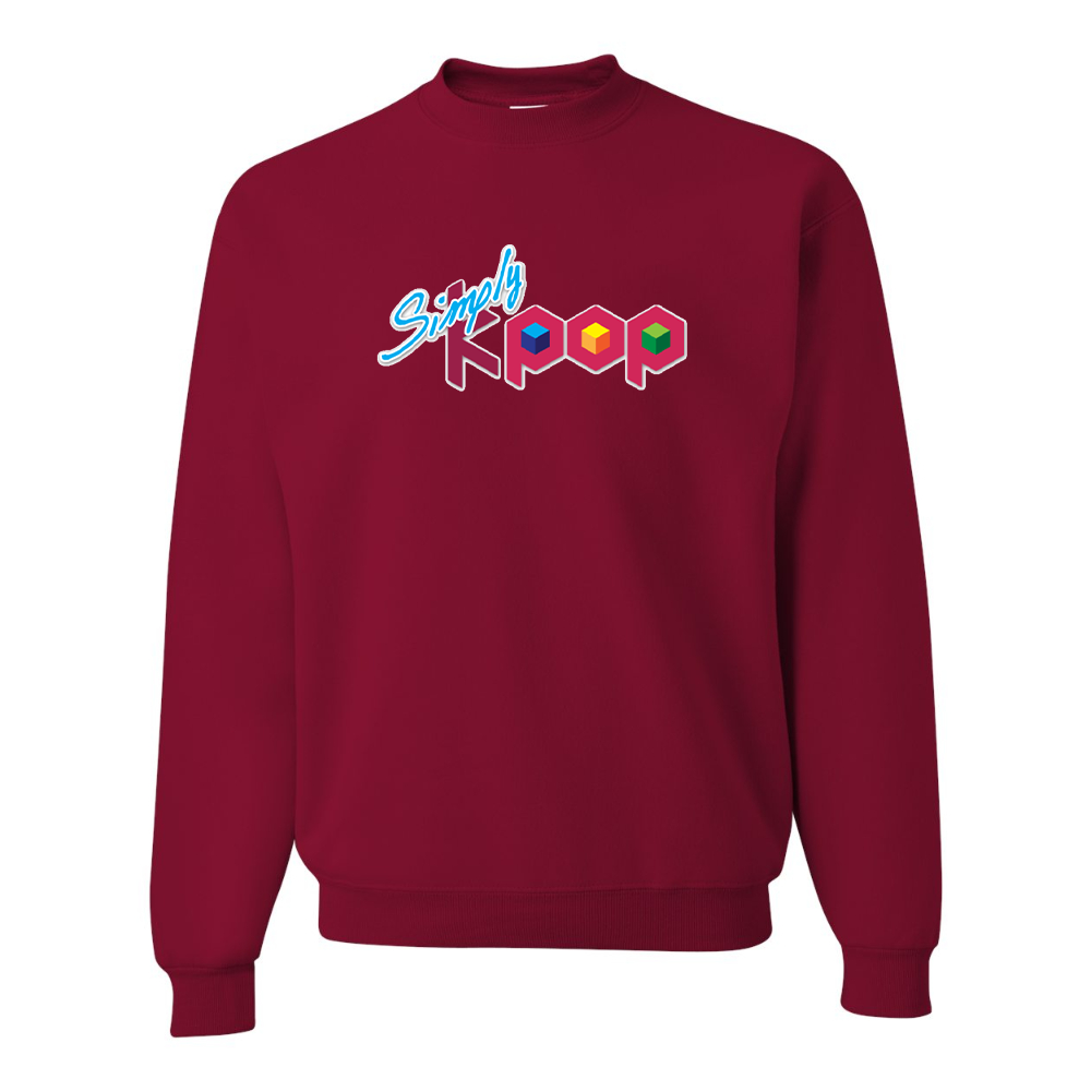 Men's  Simply Kpop JERZEES NuBlend Crewneck Sweatshirt