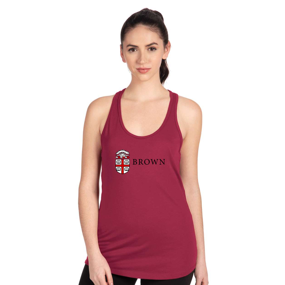 Women's Brown University  Next Level Ideal Racerback Tank