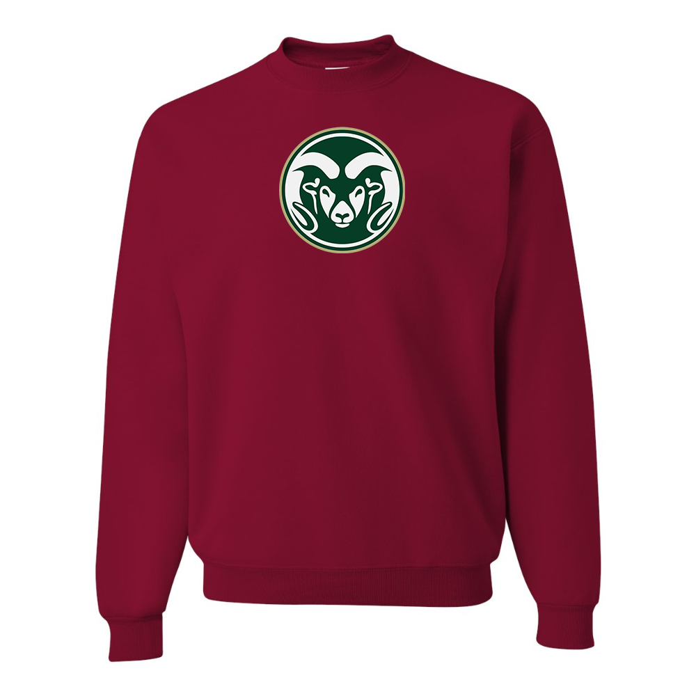 Men's  Colorado State Rams JERZEES NuBlend Crewneck Sweatshirt