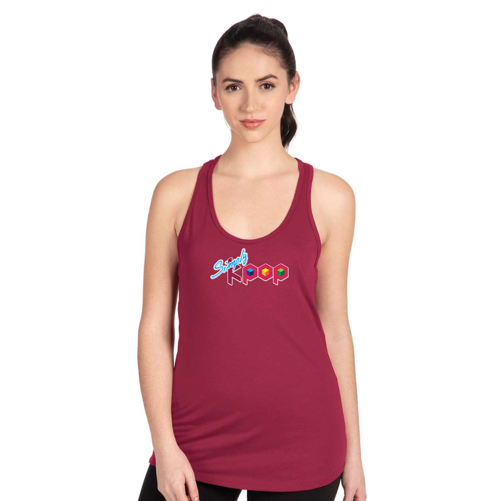 Women's  Simply Kpop Next Level Ideal Racerback Tank