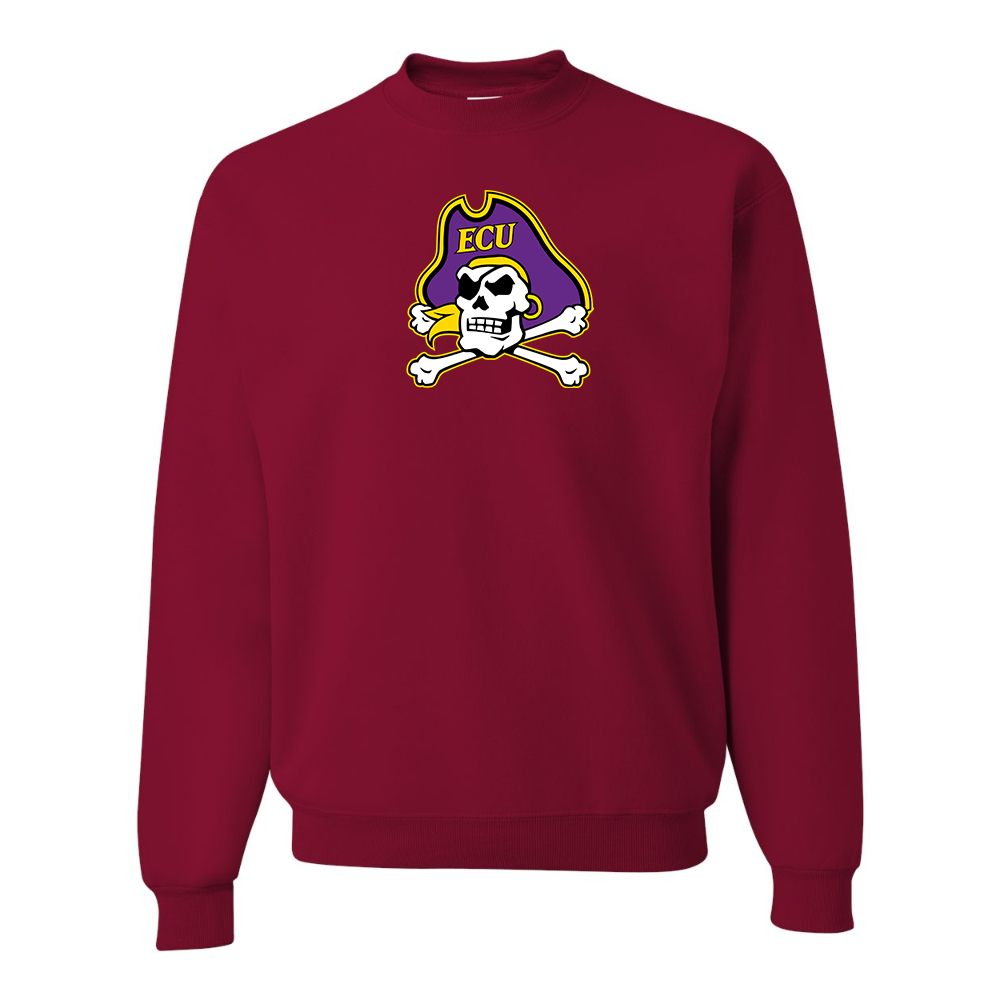 Men's  East Carolina Pirates JERZEES NuBlend Crewneck Sweatshirt