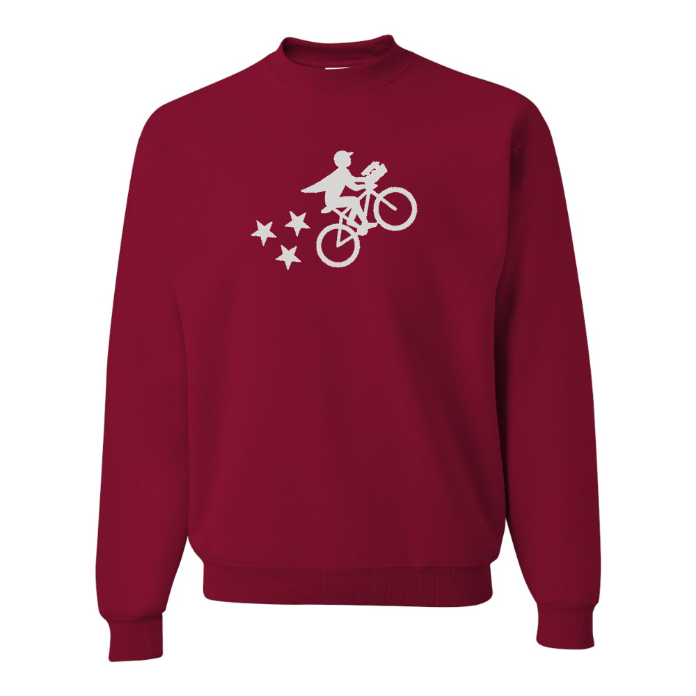 Men's  Postmates Bike JERZEES NuBlend Crewneck Sweatshirt