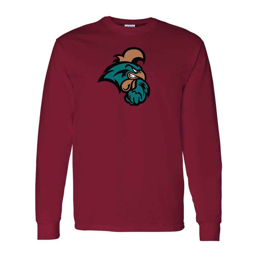 Men's   Coastal Carolina Chanticleers Gildan Heavy Cotton Long Sleeve T-Shirt