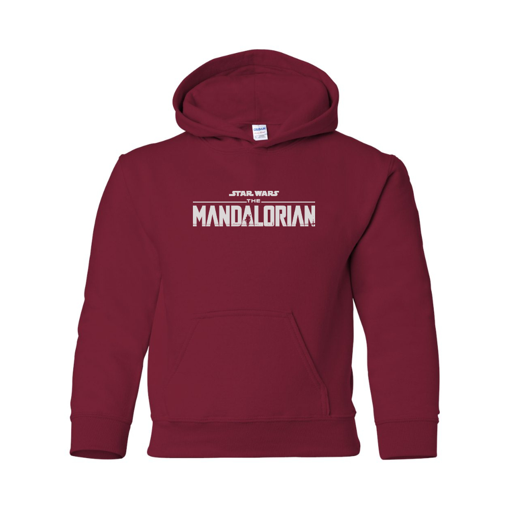 Youth Star Wars The Mandalorian Gildan Heavy Blend  Hooded Sweatshirt