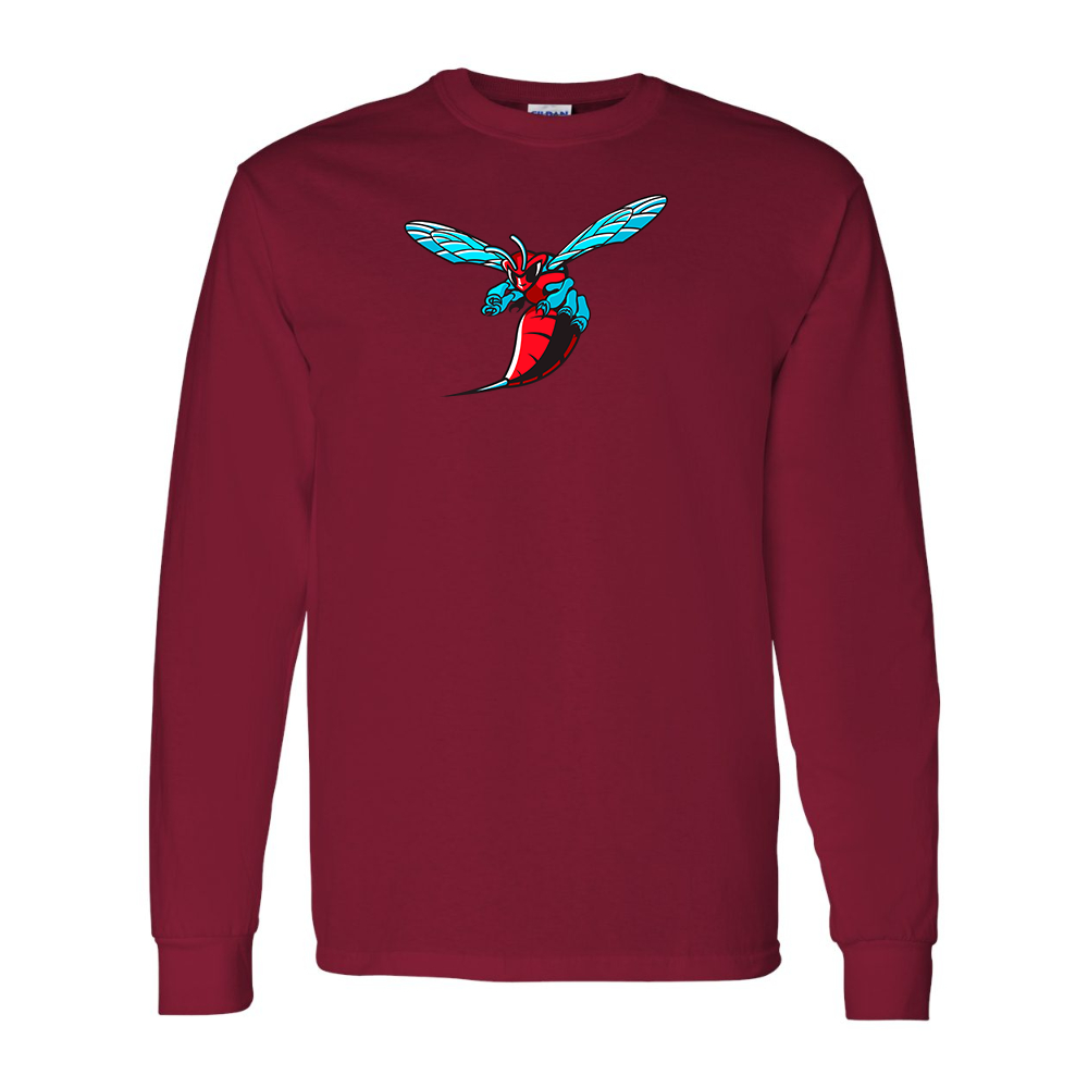 Men's Delaware State Hornets Gildan Heavy Cotton Long Sleeve T-Shirt