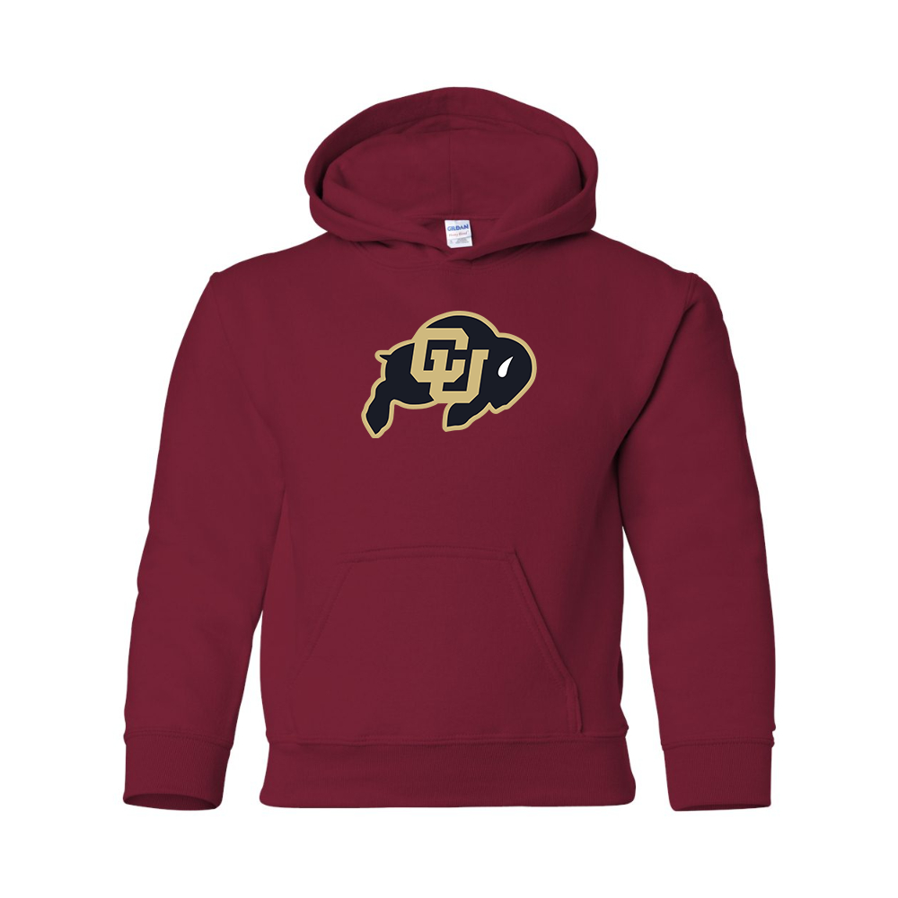 Youth Colorado Buffaloes  Gildan Heavy Blend  Hooded Sweatshirt
