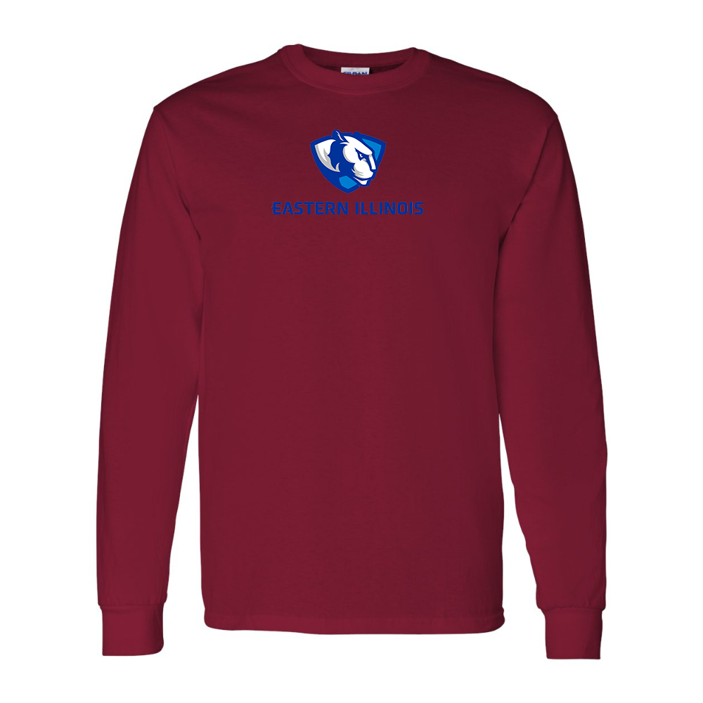 Men's Eastern Illinois Panthers Gildan Heavy Cotton Long Sleeve T-Shirt