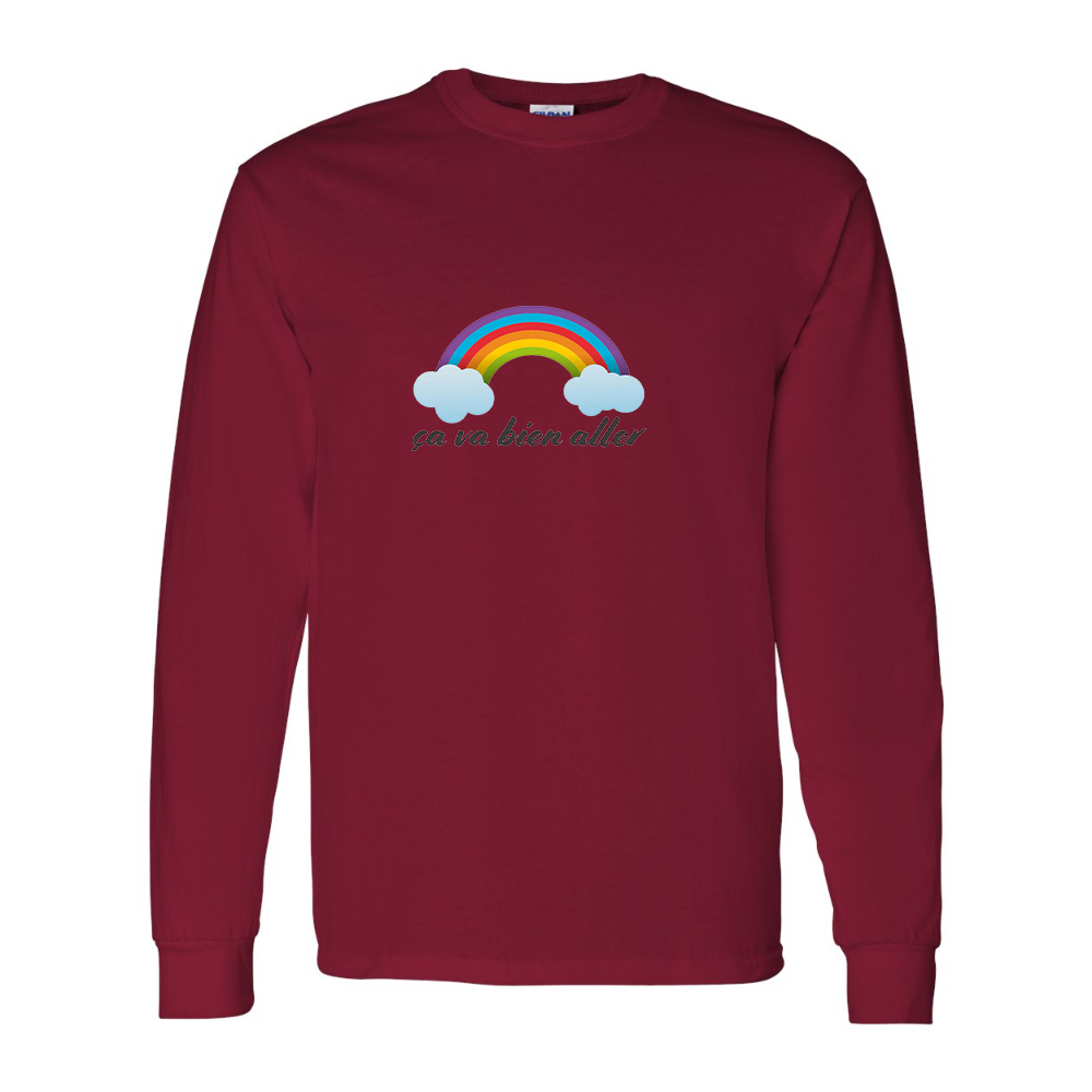 Men's Ça va bien aller Gildan Heavy Cotton Long Sleeve T-Shirt