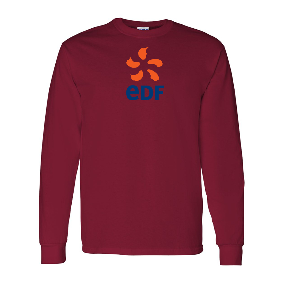 Men's Edf Gildan Heavy Cotton Long Sleeve T-Shirt
