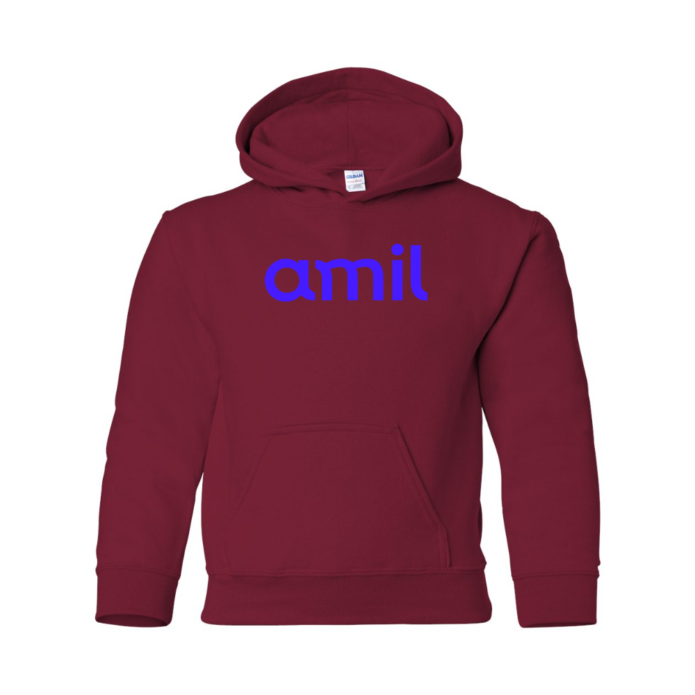 Youth   Amil  Gildan Heavy Blend  Hooded Sweatshirt