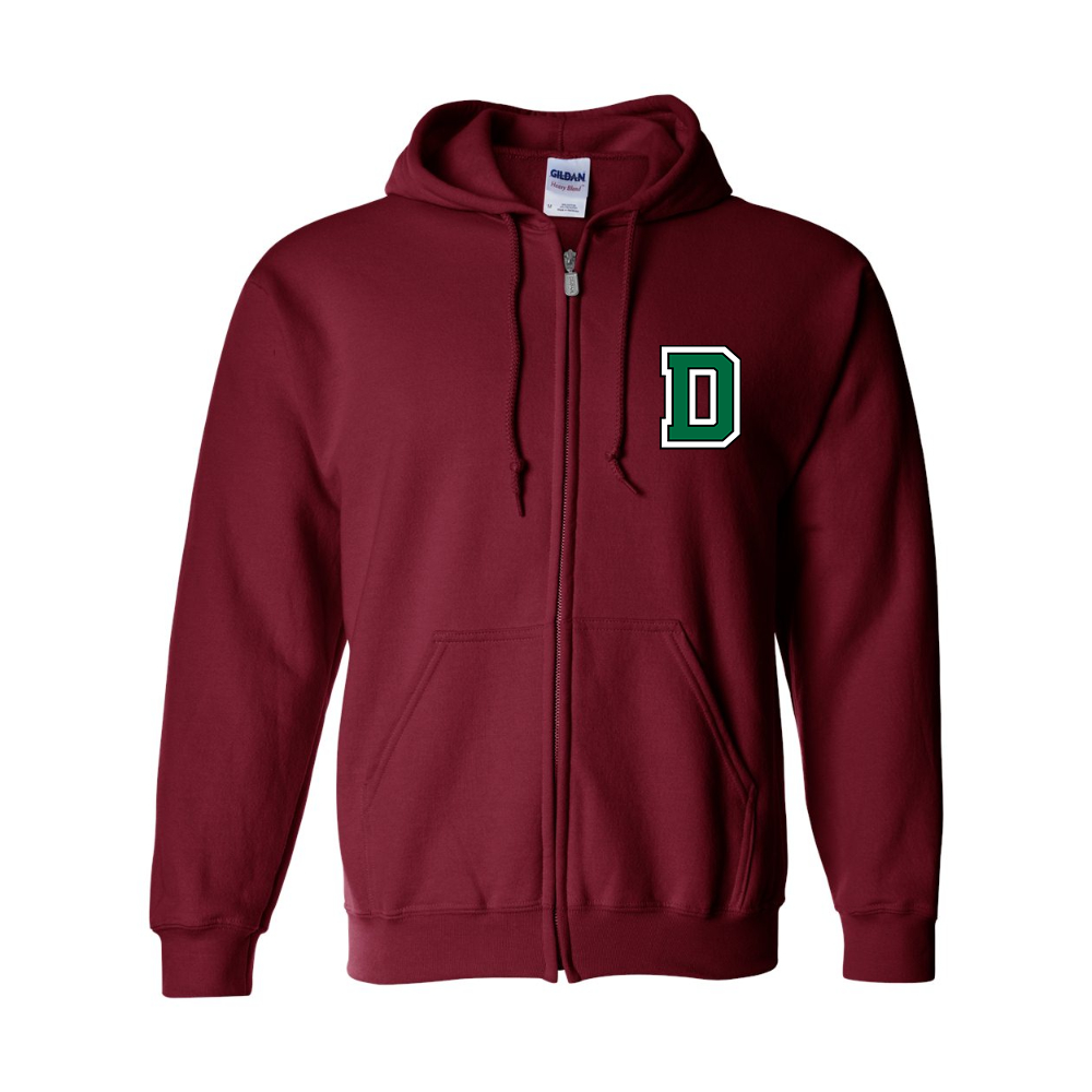 Men's Dartmouth Big Green  Gildan  Heavy Blend Full Zip Hooded Sweatshirt