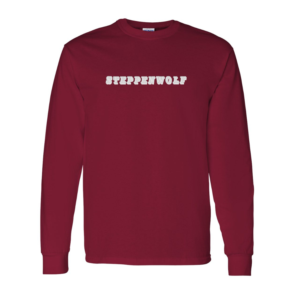 Men's Steppen wolf Gildan Heavy Cotton Long Sleeve T-Shirt