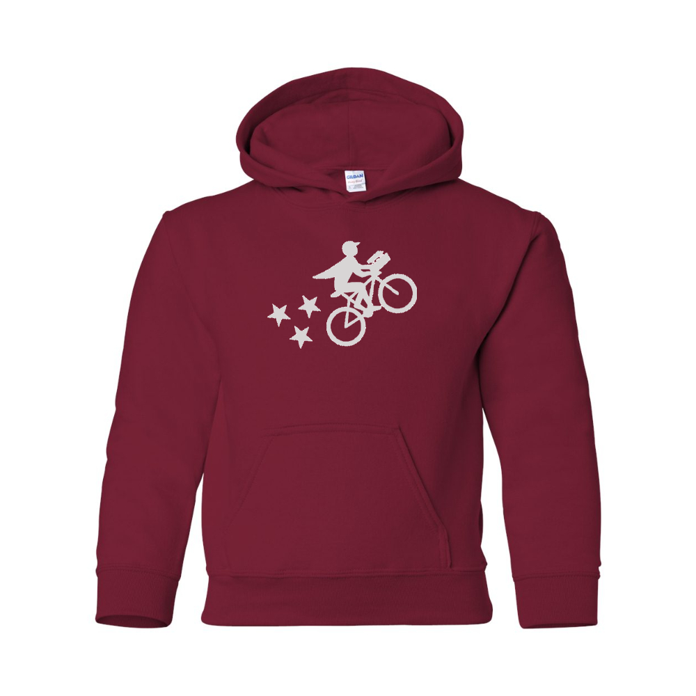 Youth  Postmates Bike Gildan Heavy Blend  Hooded Sweatshirt