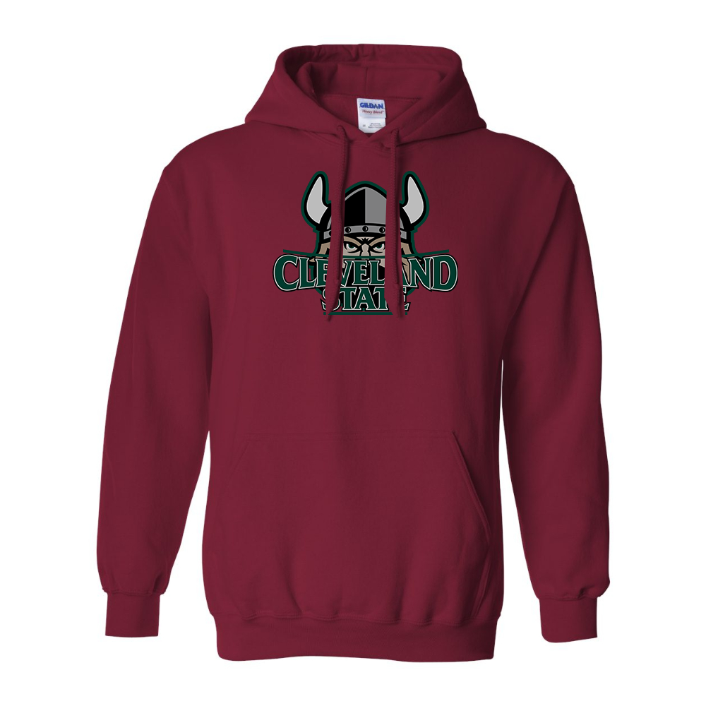Men's Cleveland State Vikings  Gildan  Heavy Blend Hooded Sweatshirt