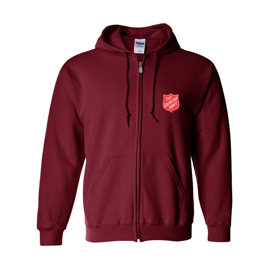 Men's The Salvation Army Gildan  Heavy Blend Full Zip Hooded Sweatshirt