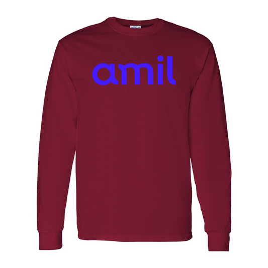 Men's Amil Gildan Heavy Cotton Long Sleeve T-Shirt