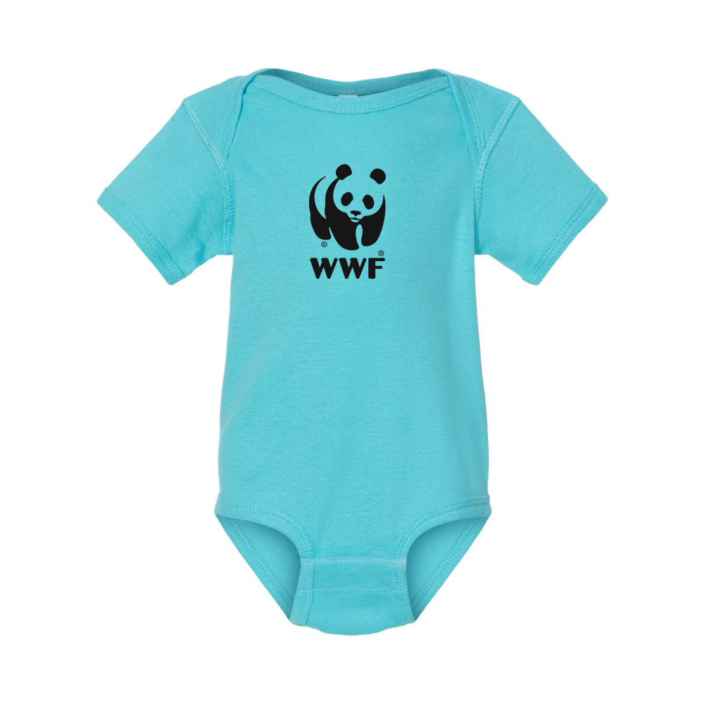 WWF  Rabbit Skins Infant Baby Rib Bodysuit