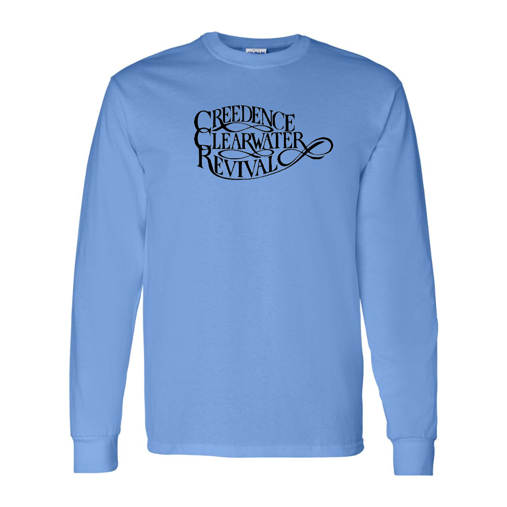 Men's Creedence Clearwater Revival Gildan Heavy Cotton Long Sleeve T-Shirt