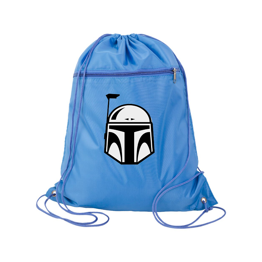 Star Wars Boba Fett Helmet Q-Tees - Polyester Cinchpack