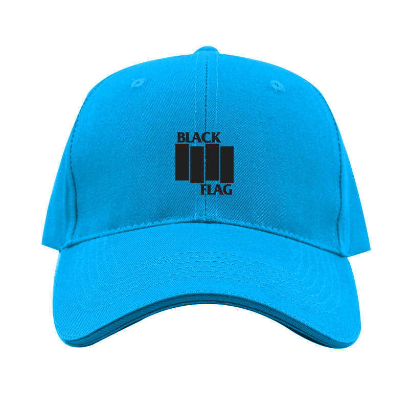 Black Flag Logo  Dad Baseball Cap Hat