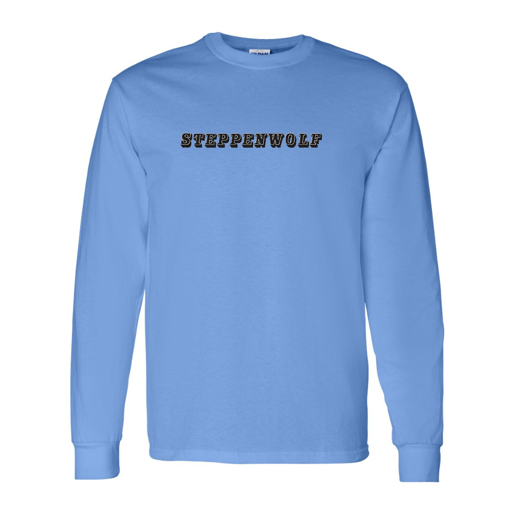 Men's Steppen wolf Gildan Heavy Cotton Long Sleeve T-Shirt