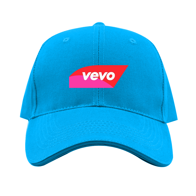 Vevo Thumbnail Banner Logo  Dad Baseball Cap Hat