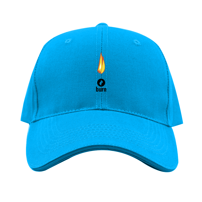 Burn Logo  Dad Baseball Cap Hat