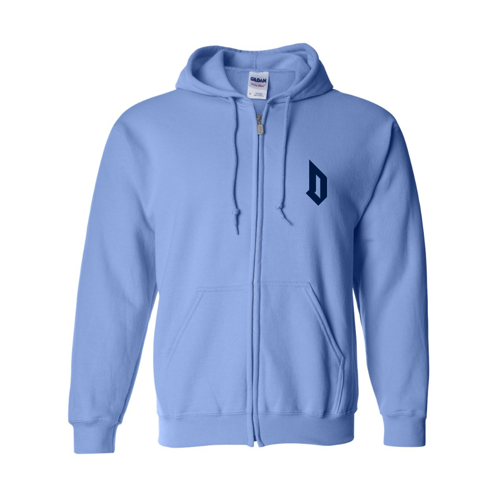 Men's  Duquesne Dukes  Gildan  Heavy Blend Full Zip Hooded Sweatshirt