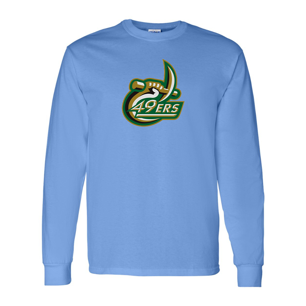 Men's Charlotte 49ers Gildan Heavy Cotton Long Sleeve T-Shirt