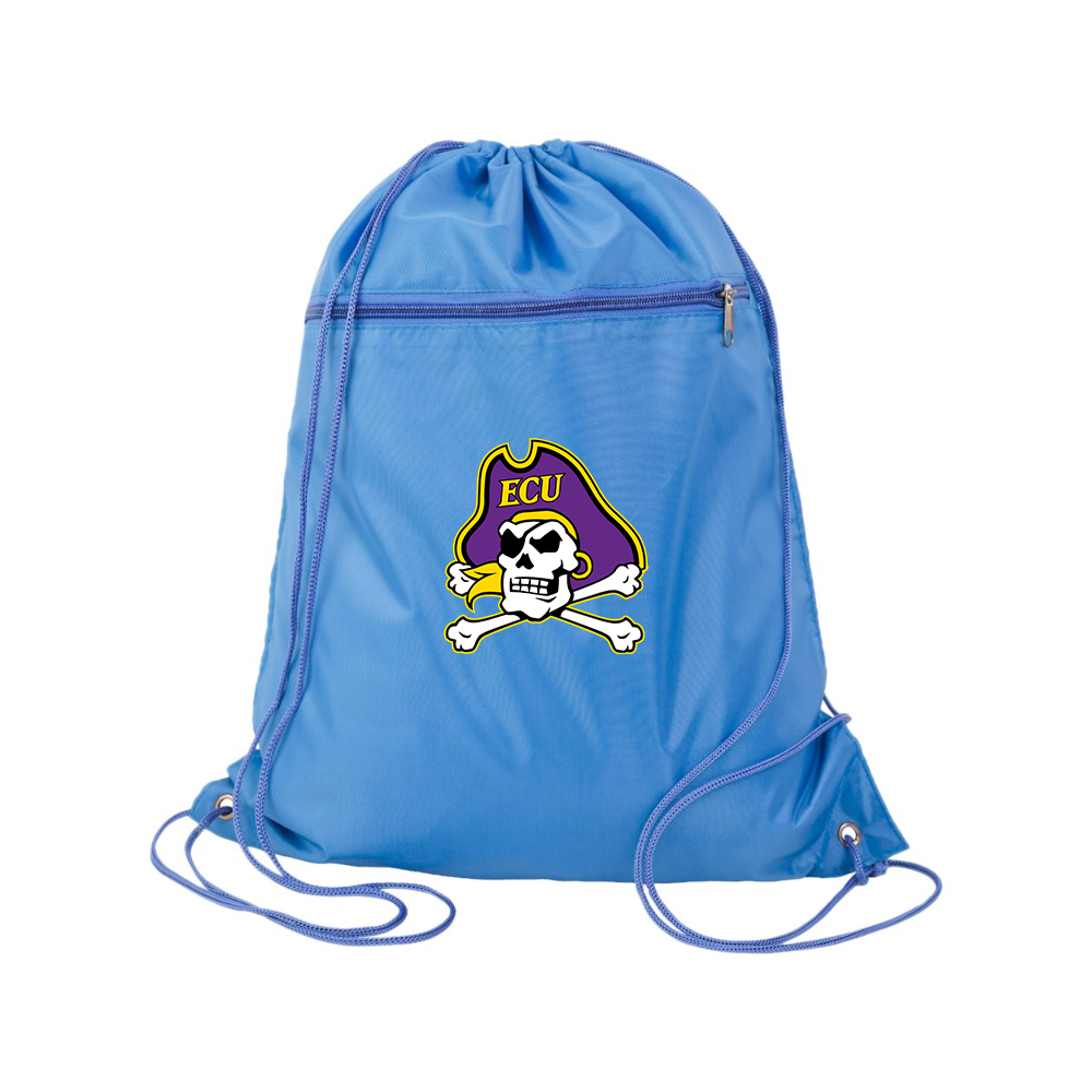 East Carolina Pirates  Q-Tees - Polyester Cinchpack