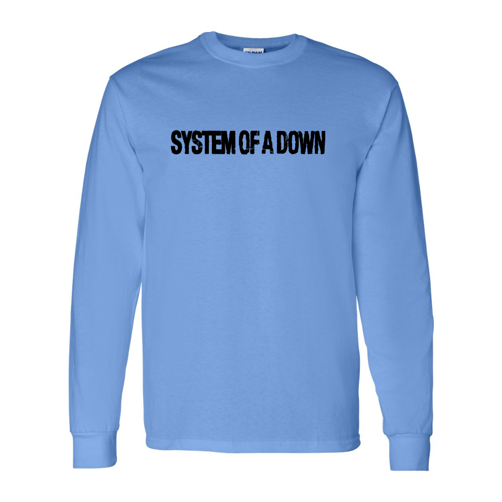 Men's System Of A Down Gildan Heavy Cotton Long Sleeve T-Shirt