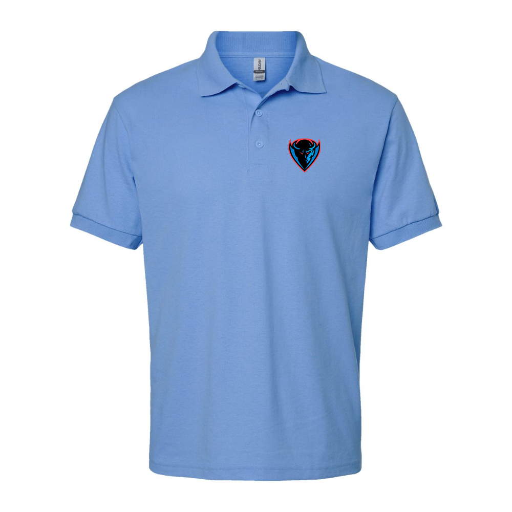 Men's DePaul Blue Demons Dry Blend Jersey Polo