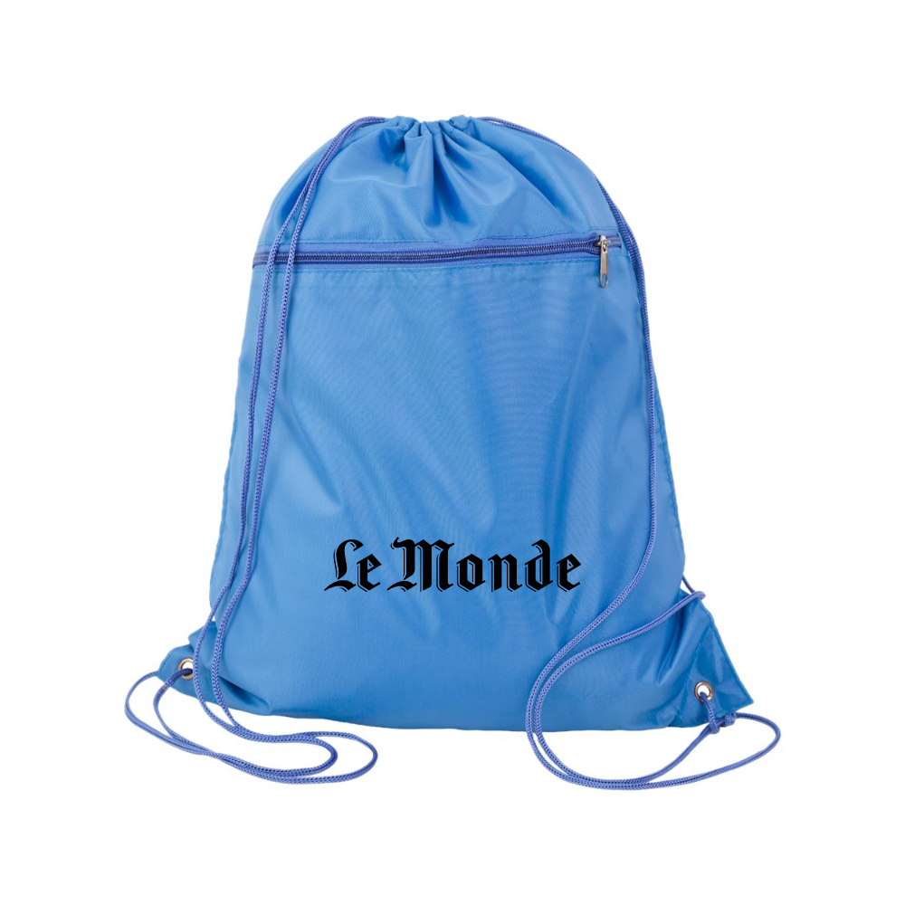 Le Monde Q-Tees  Polyester Cinchpack